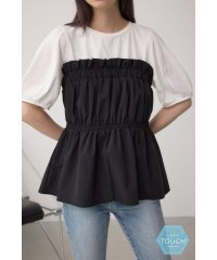 AZUL by moussy/C/T撥水ビスチェドッキングトップス/508321311