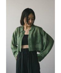 STYLEMIXER/ワイドスリーブメッシュショートシャツ/508321334