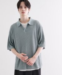 tk.TAKEO KIKUCHI/スキッパーニットポロシャツ/508194500
