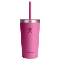 HydroFlask/ハイドロフラスク Hydro Flask 20oz オールアラウンド タンブラー ボトル ステンレスボトル カップ コップ ストロー付き 水筒 蓋付 591ml/508200514