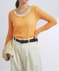 PAL OUTLET/【un dix cors】シアーネップUネックT/508290766