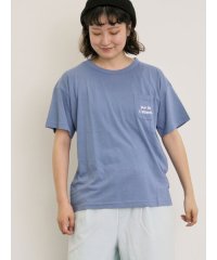 Samansa Mos2/【オーガニックコットン】ロゴ刺繍Tシャツ/508323973