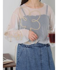 ehka sopo/◎コード刺繍シアープルオーバー/508323974