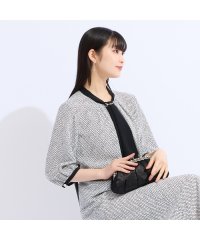 Liliane Burty/【セットアップ対応】ウォッシャブルボウタイプリントブラウス/508323977