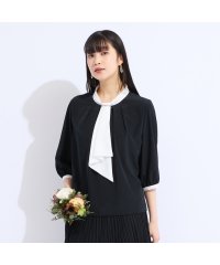 Liliane Burty/ウォッシャブルボウタイ　バイカラーブラウス/508323978