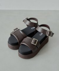 PAL OUTLET/【Chico】厚底クロスベルトデザインサンダル/508324002
