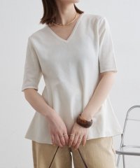 PAL OUTLET/【Omekashi】ペプラム2WAYニットプルオーバー/508324020