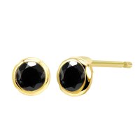 Sears/シアーズ Sears ピアス レディース K10 天然石 シトリン スタッドピアス 一粒 フクリン 10金 ゴールド/508324089