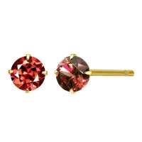 Sears/シアーズ Sears ピアス レディース K10 天然石 シトリン スタッドピアス 一粒 4本爪 10金 ゴールド/508324090