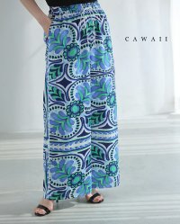 CAWAII/カワイイ CAWAII 南風に吹かれるリゾートワイドパンツ/508324308