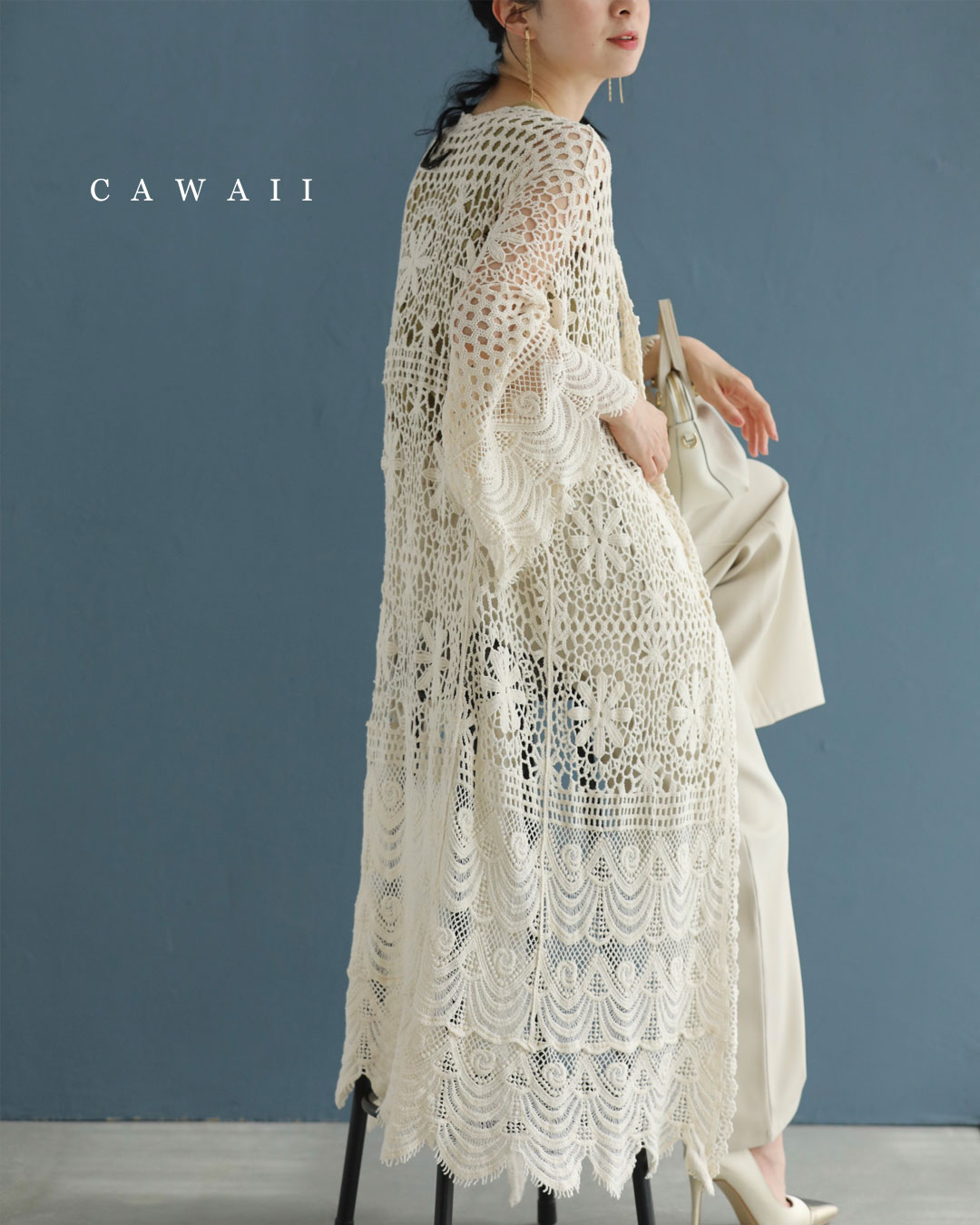 【美品】Rozen Kavalier レイヤードギミックロングカーデ USED】Rozen Kavalier レイヤードギミックロングカーデ | Ozz On