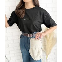Dewlily/デューリリー Dewlily フロントロゴ半袖Tシャツ 夏トップス 半袖 デイリー ラフ シャツ Tシャツ カジュアル 韓国 ファッション レディース 春夏 着/508324339