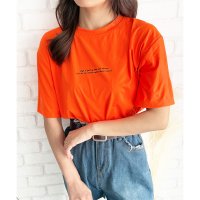 Dewlily/デューリリー Dewlily フロントロゴ半袖Tシャツ 夏トップス 半袖 デイリー ラフ シャツ Tシャツ カジュアル 韓国 ファッション レディース 春夏 着/508324339