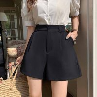 shoppinggo/ショッピングゴー shoppinggo ショートパンツ レディース スーツパンツ ハーフパンツ ボトムス ウエストゴム ゆったり リラックス 五分丈/508324413
