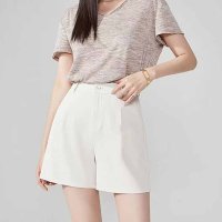 shoppinggo/ショッピングゴー shoppinggo ショートパンツ レディース スーツパンツ ハーフパンツ ボトムス ウエストゴム ゆったり リラックス 五分丈/508324413