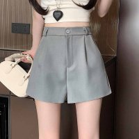 shoppinggo/ショッピングゴー shoppinggo ショートパンツ レディース スーツパンツ ハーフパンツ ボトムス ウエストゴム ゆったり リラックス 五分丈/508324413