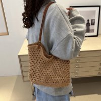 shoppinggo/ショッピングゴー shoppinggo 編みバッグ レディース バッグ トートバッグ エコバッグ メッシュ かごバッグ 大容量 夏バッグ ネットバッグ 手提げ /508324427