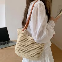 shoppinggo/ショッピングゴー shoppinggo 編みバッグ レディース バッグ トートバッグ エコバッグ メッシュ かごバッグ 大容量 夏バッグ ネットバッグ 手提げ /508324427