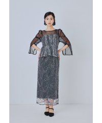 niana/ニアナ niana ラメ刺繍レイヤードドレス 花柄 パーティードレス オケージョンドレス 結婚式 二次会 同窓会 成人式 お呼ばれワンピース デイリー ディナー/508324454