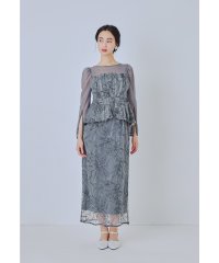 niana/ニアナ niana ラメ刺繍レイヤードドレス 花柄 パーティードレス オケージョンドレス 結婚式 二次会 同窓会 成人式 お呼ばれワンピース デイリー ディナー/508324454