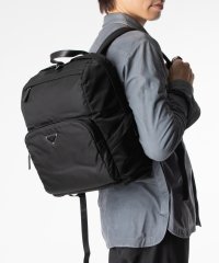 PRADA/プラダ PRADA プラダ PRADA 2VZ104 2DMG バックパック メンズ バッグ リュック リナイロン サフィアーノレザー トライアングルロゴ A4/508324467