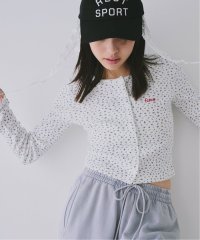 U by Spick&Span/PISCESS /パイシスEYELET Punching Cardigan/508324917