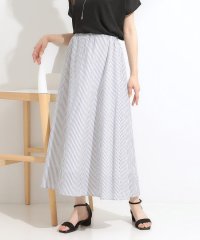 SHOO・LA・RUE/ふんわり軽やか ストライプギャザースカート/508324924