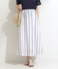 SHOO・LA・RUE/ふんわり軽やか ストライプギャザースカート/508324924