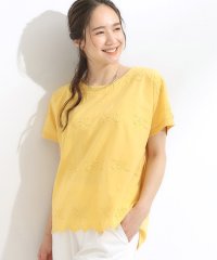 SHOO・LA・RUE/【洗える/S－LL】インせず着られる さらっと大人上品 刺繍トップス/508324938