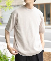 ITEMS URBAN RESEARCH/コットンリネンクルーネックサマーニット/508324998
