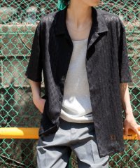 ITEMS URBAN RESEARCH/ジオメレースオープンカラー半袖シャツ/508324999