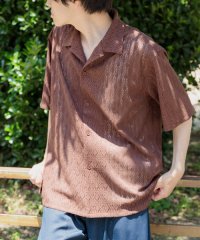 ITEMS URBAN RESEARCH/ジオメレースオープンカラー半袖シャツ/508324999