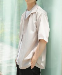 ITEMS URBAN RESEARCH/リネンタッチオープンカラーシアーシャツ/508325000