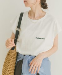 ITEMS URBAN RESEARCH/刺繍フレンチTシャツ/508325002