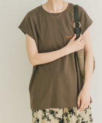 ITEMS URBAN RESEARCH/刺繍フレンチTシャツ/508325002