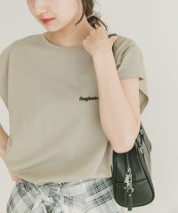 ITEMS URBAN RESEARCH/刺繍フレンチTシャツ/508325002