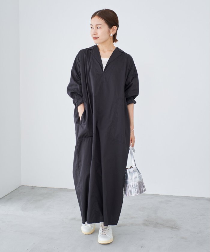 WEB限定/追加予約》ハイカウントツイルシャツワンピース