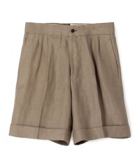 TOMORROWLAND MENS/フレンチリネン バックベルト ショートパンツ/508325037