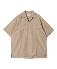 TOMORROWLAND MENS/コットンシルク オープンカラー ダブルポケット ハーフスリーブシャツ/508325040