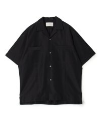 TOMORROWLAND MENS/コットンシルク オープンカラー ダブルポケット ハーフスリーブシャツ/508325040