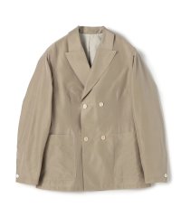 TOMORROWLAND MENS/コットンシルク ダブルブレステッド 4Bジャケット/508325041