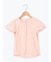 Samansa Mos2 Lagom/【吸水速乾】袖レースTシャツ/508325224