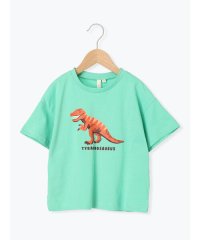 Samansa Mos2 Lagom/【吸水速乾】恐竜プリントTシャツ/508325225