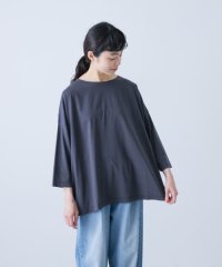 KAGURE/ボートネック7分袖ワイドカットソー/508325239
