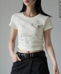 Girly Doll/ガーリードール Girly Doll サイドギャザーTシャツ/508325266