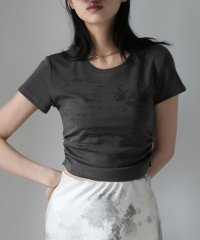 Girly Doll/ガーリードール Girly Doll サイドギャザーTシャツ/508325266