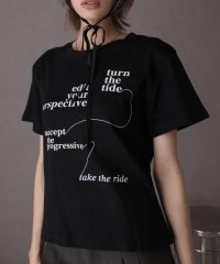 Girly Doll/ガーリードール Girly Doll ロゴプリントコンパクトTシャツ/508325272