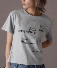 Girly Doll/ガーリードール Girly Doll ロゴプリントコンパクトTシャツ/508325272