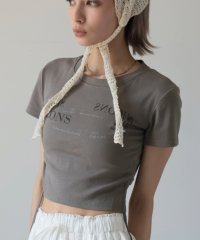 Girly Doll/ガーリードール Girly Doll サイドシャーリングクロップドTシャツ/508325273