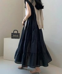 Girly Doll/ガーリードール Girly Doll ノースリーブティアードギャザーワンピース/508325279